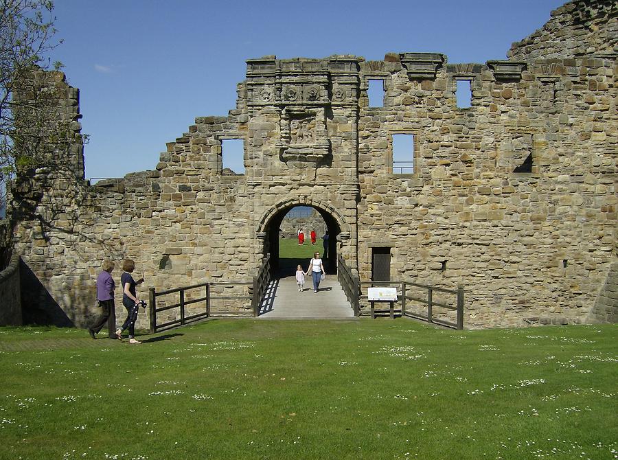 Entrance to St Andrews Castle Photograph by Adrian Wale