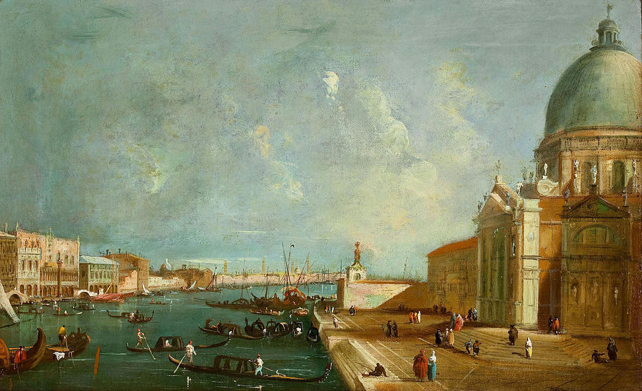 Entrance to the Grand Canal Painting by MotionAge Designs