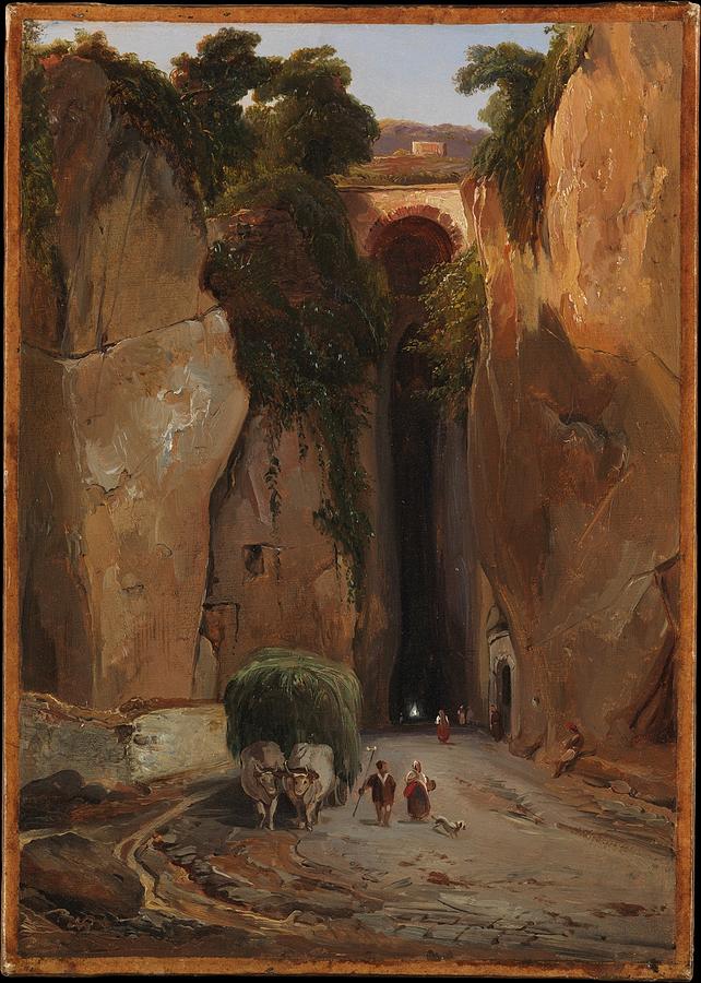 Entrance to the Grotto of Posilipo Painting by MotionAge Designs