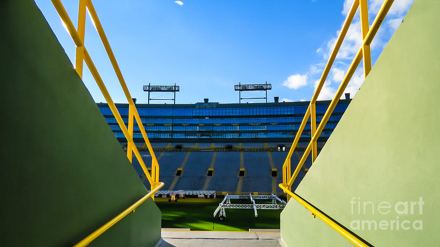 Entrance to the Stadium at Lambeau Field Photograph by Stephanie Forrer ...