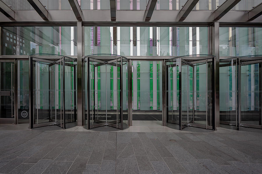 Entrance - World Trade Center NYC Photograph by Robert Ullmann