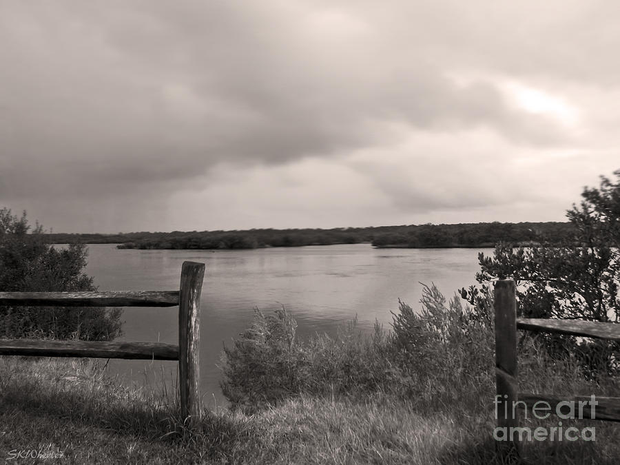 Black And White Photograph - Entry To Storm by Sabrina Wheeler