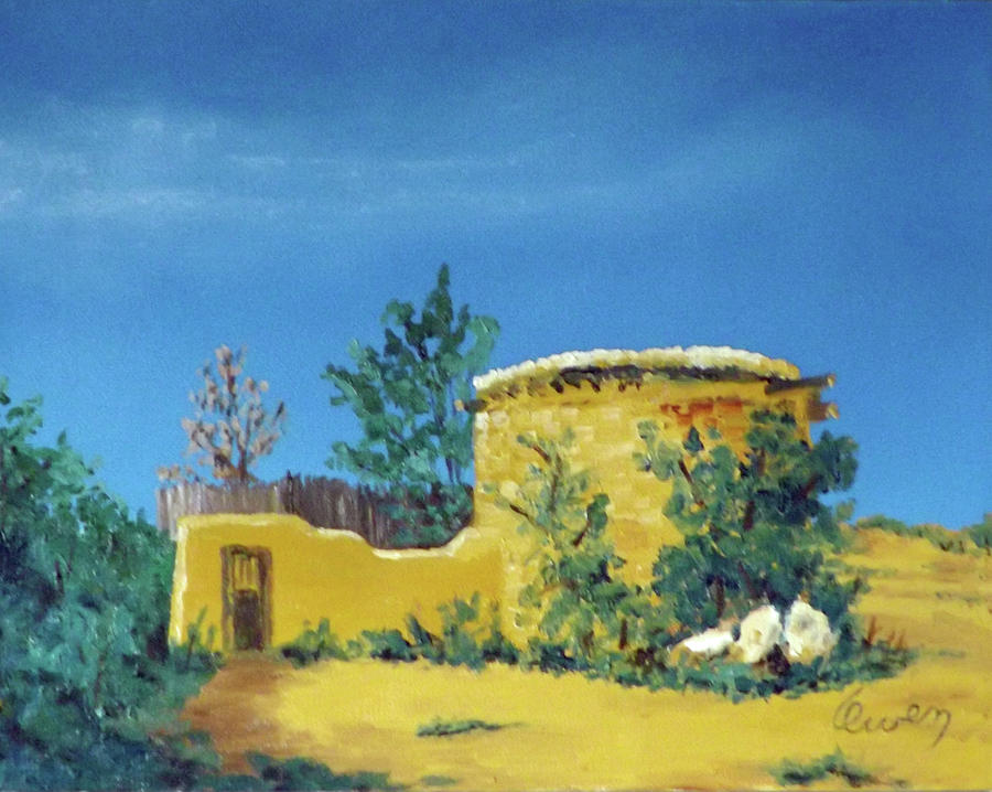 Entry Tower Painting by Carl Owen