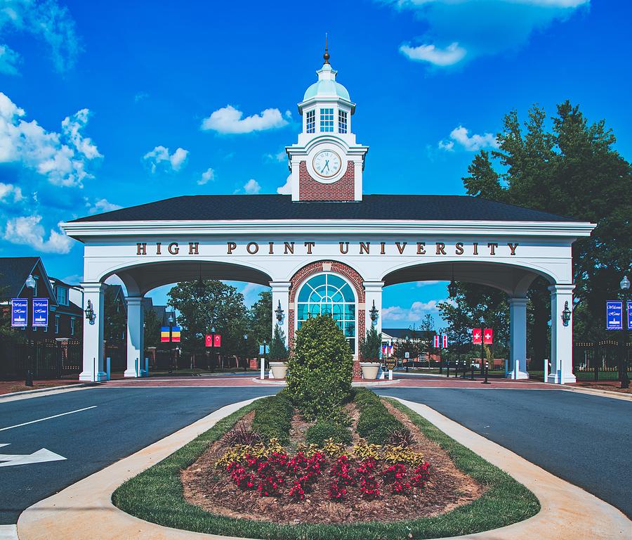 Entryway To High Point University Photograph by Mountain Dreams