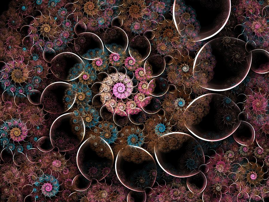 Entwined Petals Digital Art by Amorina Ashton