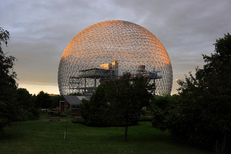 Sunset Photograph - Montreal Biosphere by Pierre Leclerc Photography