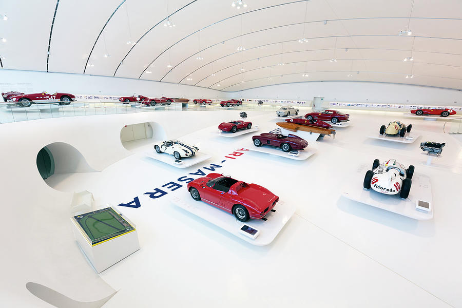 Enzo Ferrari Museum interior Photograph by Paul Fearn