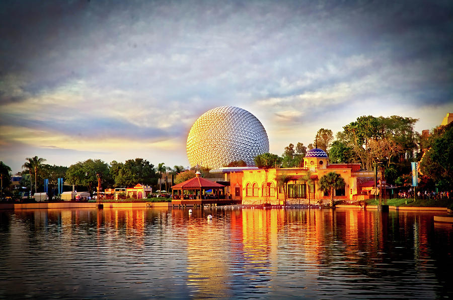 Epcot in January Photograph by David Hoffmann Fine Art America