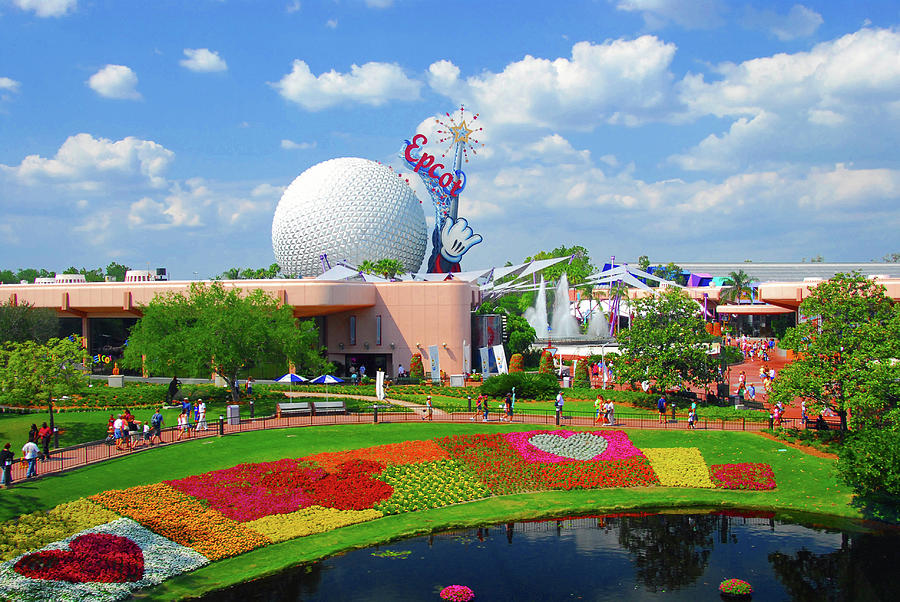 Epcot Spring 2001 Photograph by David Lee Thompson