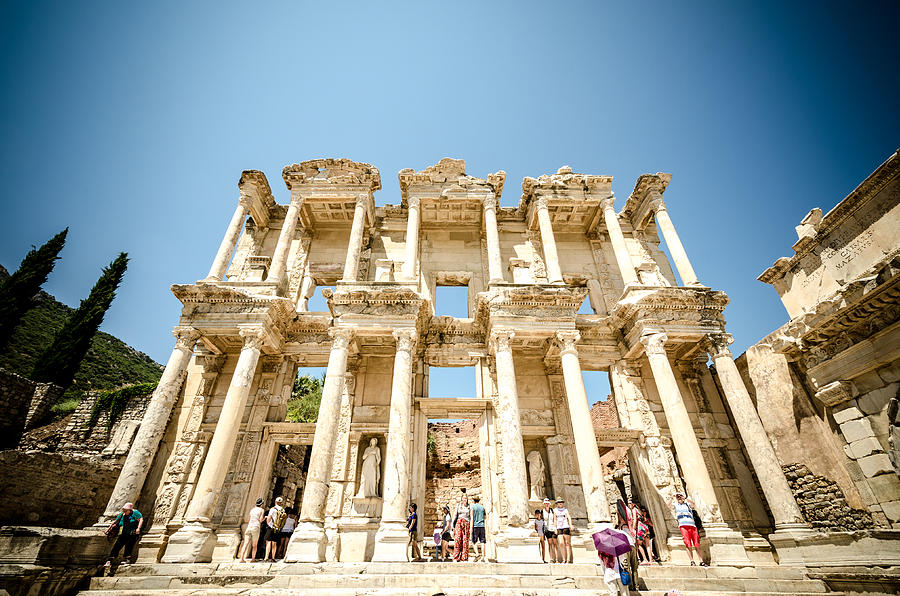Ephesus Library Photograph by Anthony Doudt