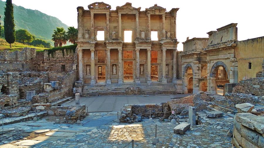 Ephesus Library Photograph by Lisa Dunn