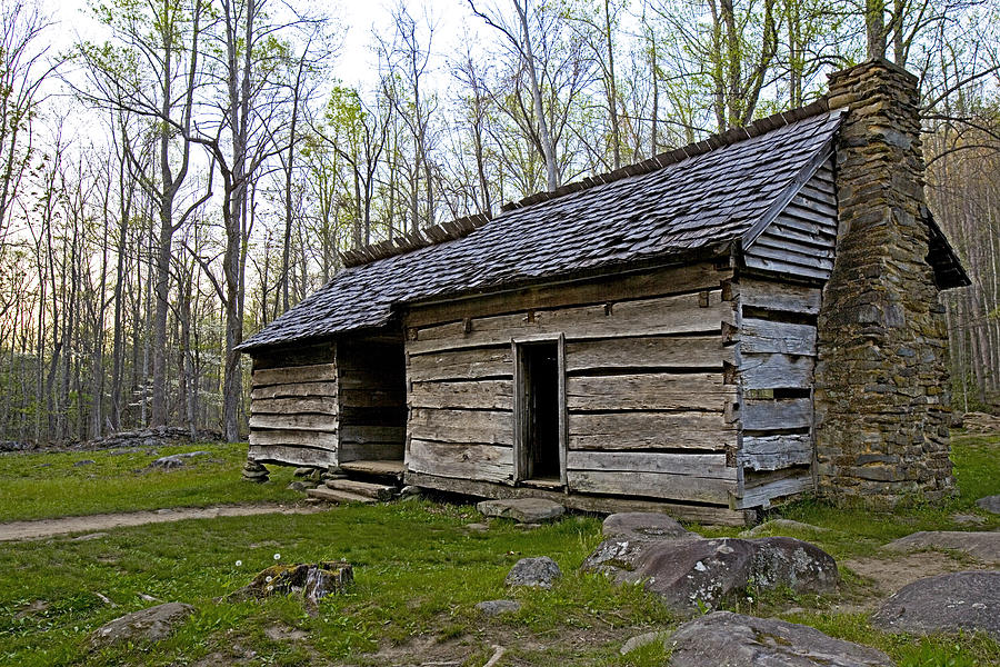 Ephraim Bales Cabin in Great Smoky Mountains National Park Tennessee Photograph by Brendan Reals