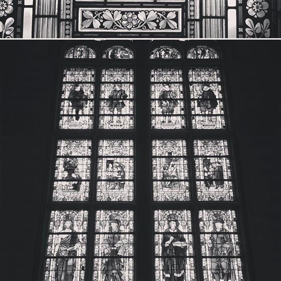 Architecture Photograph - Epic Stain Glass Windows In Holland by Jade Hopper