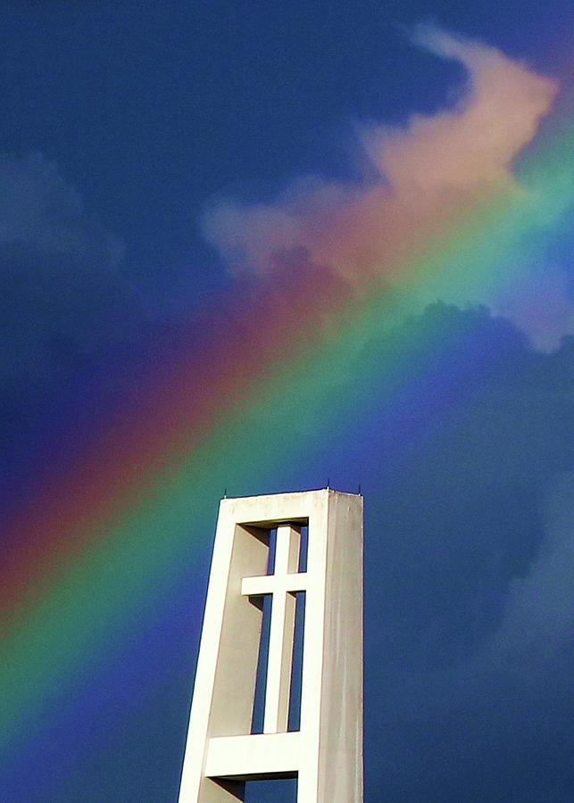 Epiphany Rainbow Card Photograph by Robert Wilder Jr