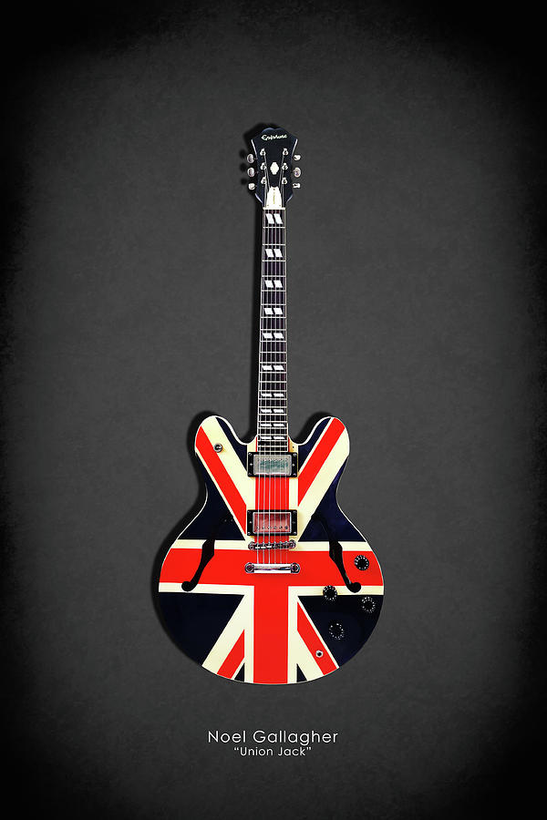 Rock And Roll Photograph - Epiphone Union Jack by Mark Rogan