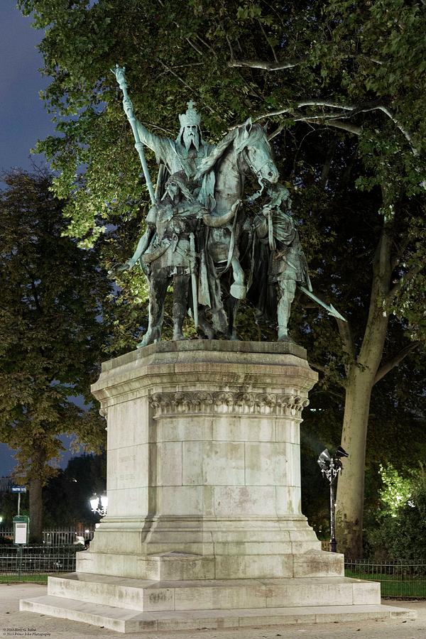 Equestrian Statue of Charlemagne Photograph by Hany J