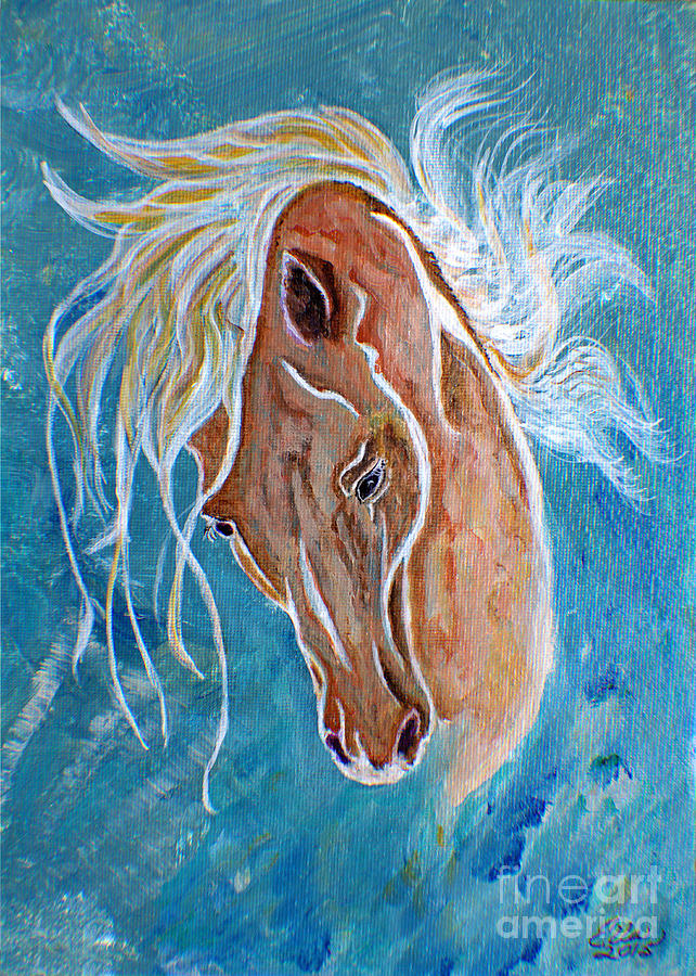 Equestrian Dreams Painting by Ella Kaye Dickey