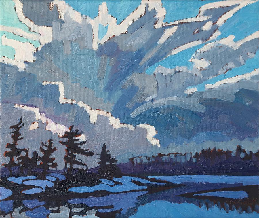 Equinox Cold Front Painting by Phil Chadwick