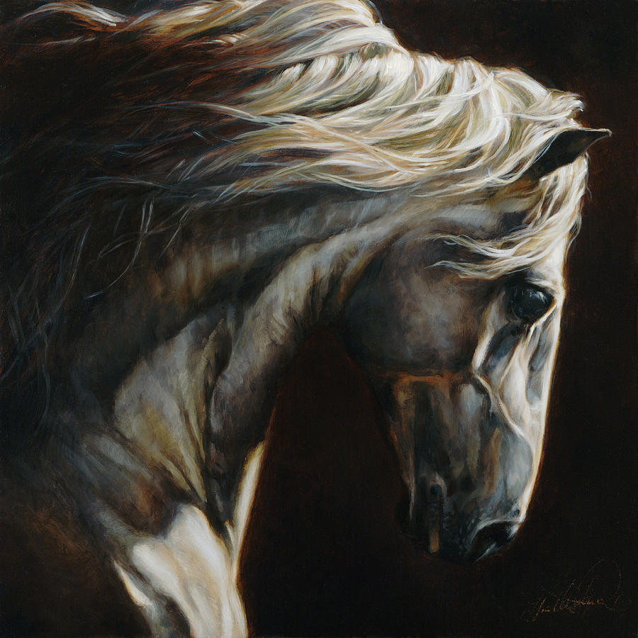 Horse Painting - Equus Series I-III by Heather Edwards