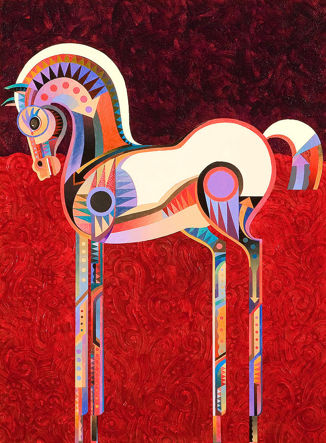 Equus VI Painting by Bob Coonts