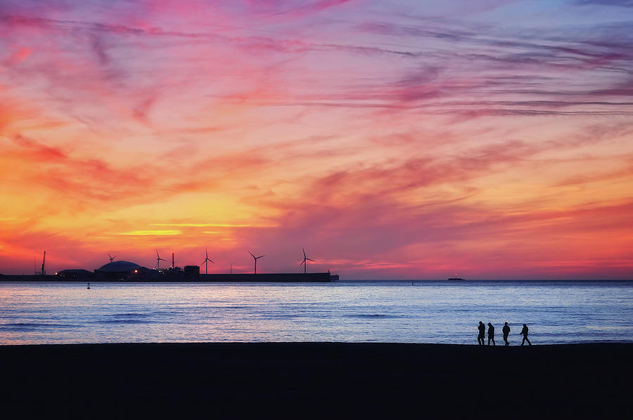 Sunset Photograph - Ereaga sunset by Mikel Martinez de Osaba
