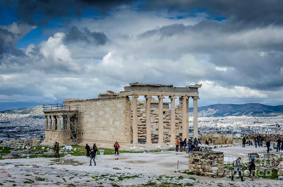 Erechtheion of the Acropolis Photograph by Debra Martz