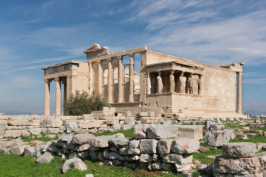Erechtheum Acropolis Athens Photograph by Jebulon