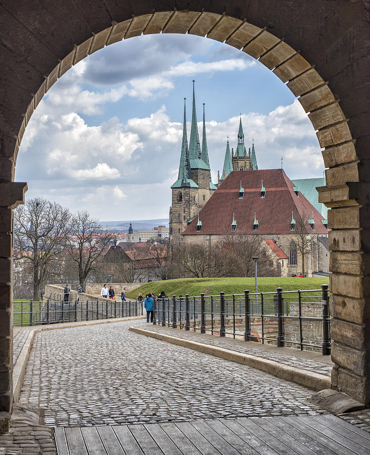 Erfurt Cathedral Photograph by Thomas Schreiter