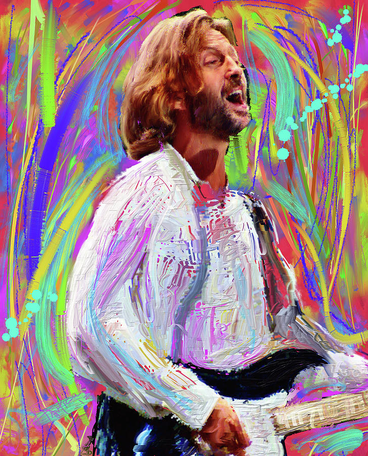 Eric Clapton Digital Art by Donald Pavlica