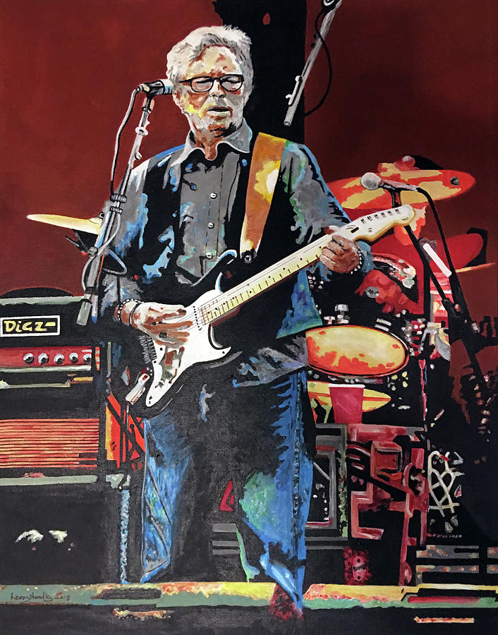 Eric Clapton Painting by Larry L Headley | Fine Art America