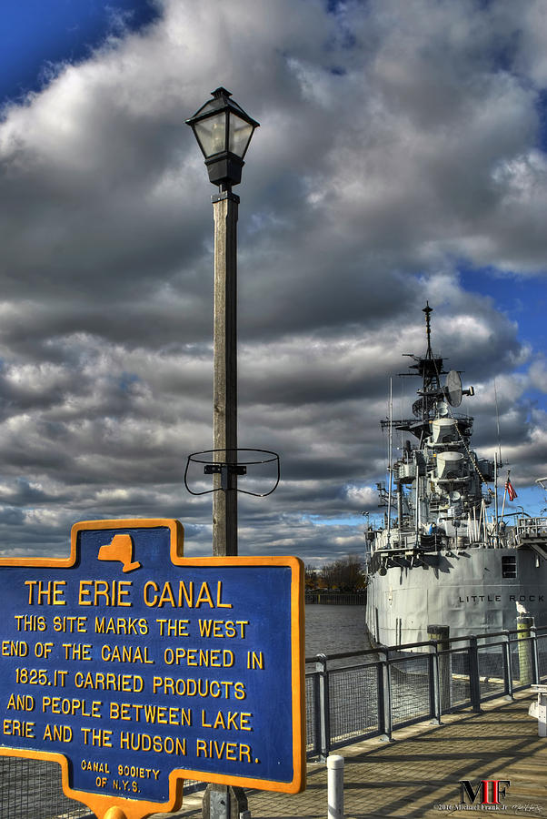 ERIE CANAL at CANALSIDE v2 Photograph by Michael Frank Jr