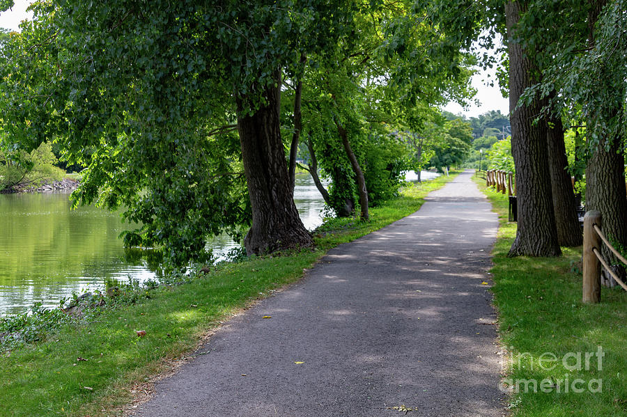 Erie Canal Bike Path Photograph by William Norton
