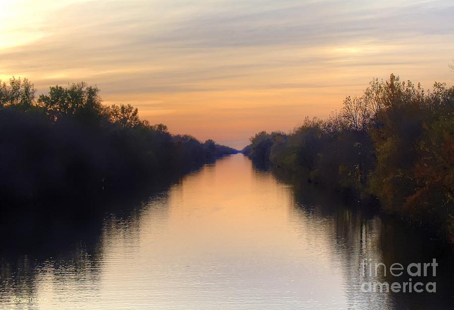 Fall Photograph - Erie Canal by Rennae Christman