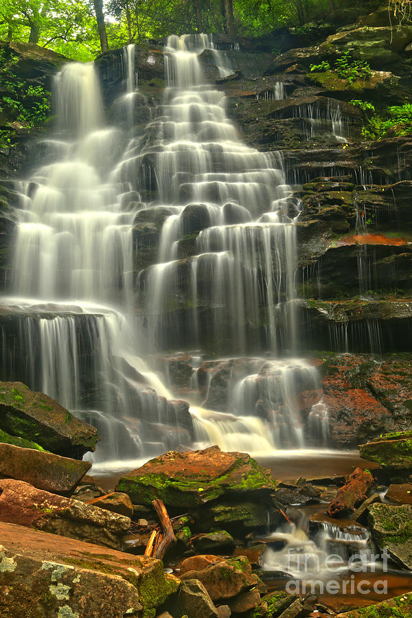 Erie Falls At Ricketts Glen Photograph by Adam Jewell