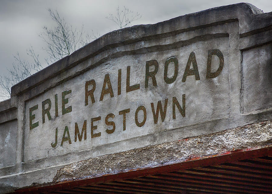 Erie Railroad Bridge Photograph by Stephen Stookey