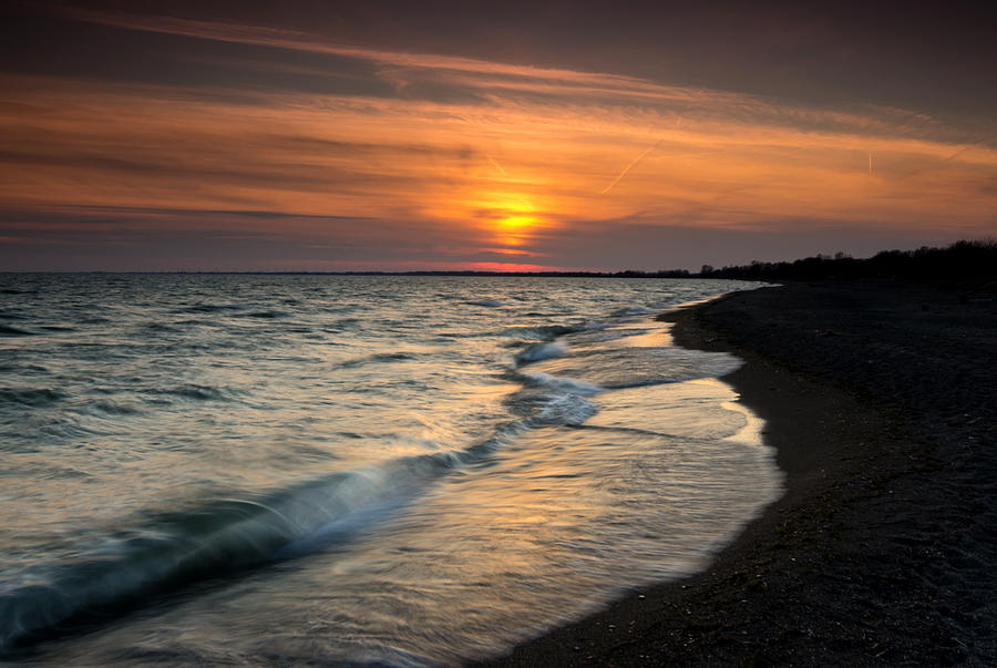 Sunset Photograph - Erieau Sunset by Cale Best