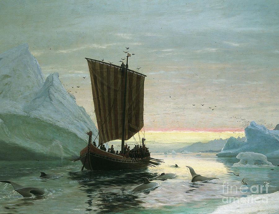 Erik Rode discovers Greenland Painting by JE Carl Rasmussen