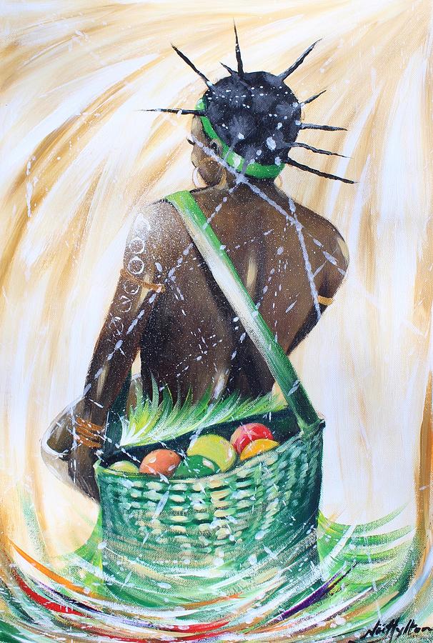 Eritrean Harvest Painting by Nii Hylton