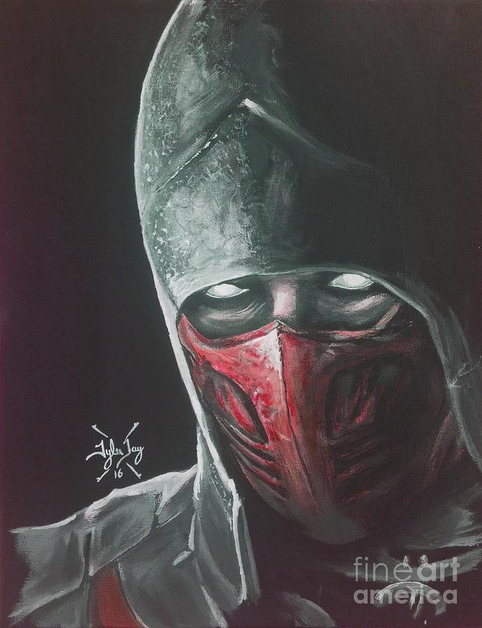 Ermac Painting by Tyler Haddox