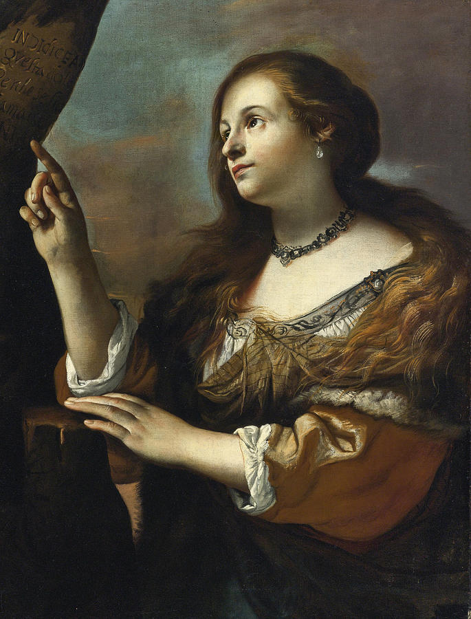 Erminia Princess of Antioch Painting by Mattia Preti