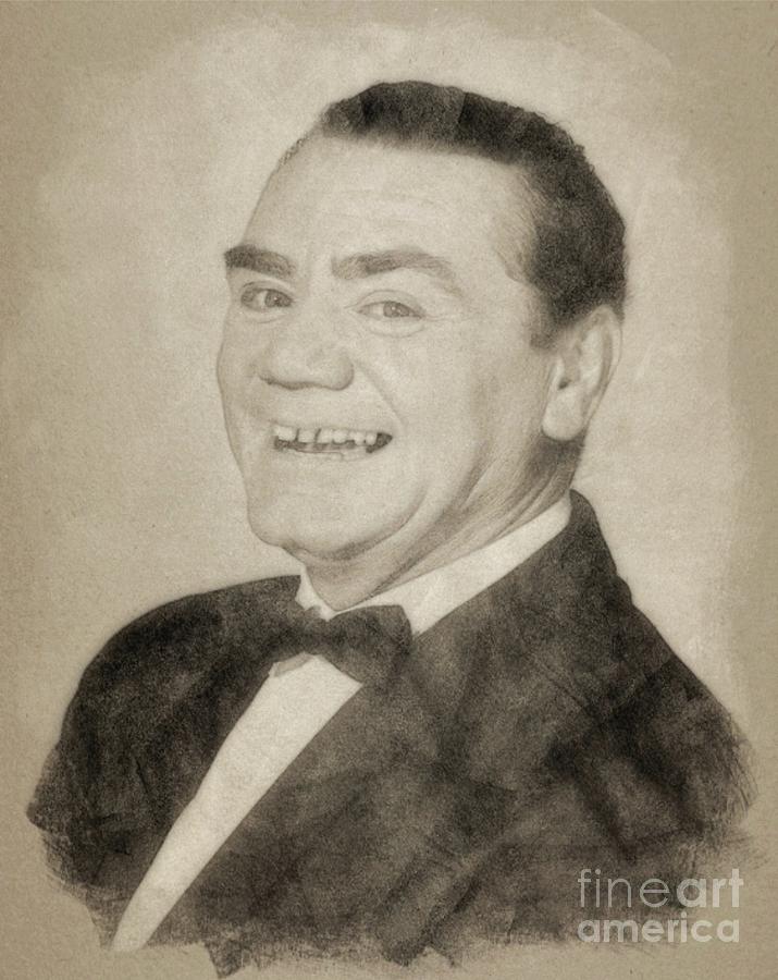 Ernest Borgnine, Hollywood Legend By John Springfield Drawing