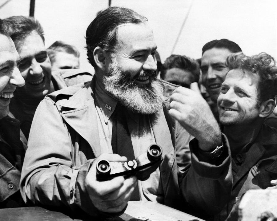 Binocular Photograph - Ernest Hemingway Ca. 1959 by Everett