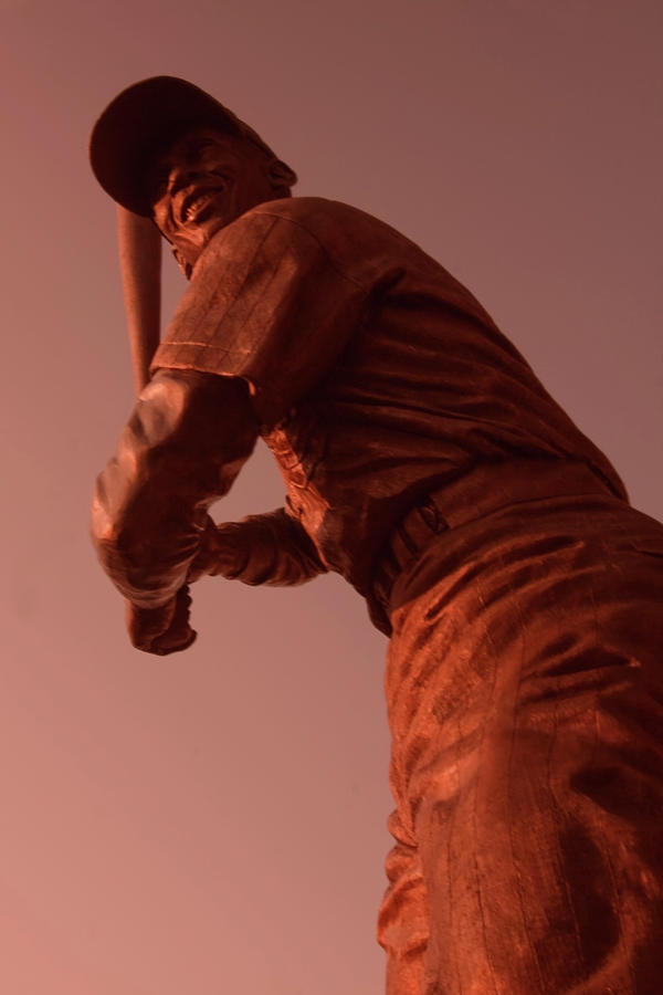 Ernie Banks Sculpture Photograph by Sven Brogren