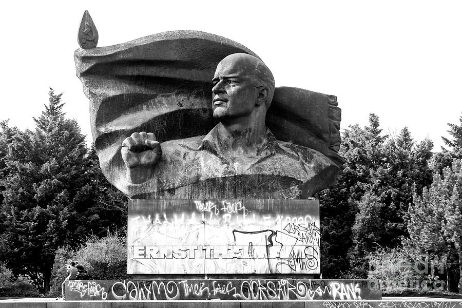 Ernst Thalmann Monument in East Berlin Photograph by John Rizzuto