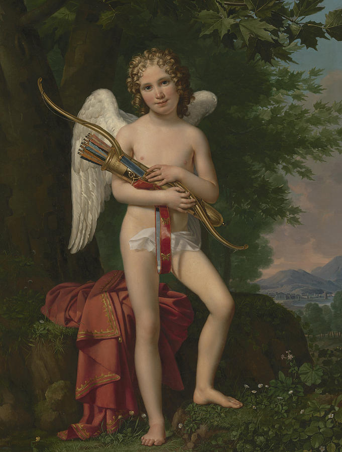 Greek Painting - Eros by Joseph Paelinck  
