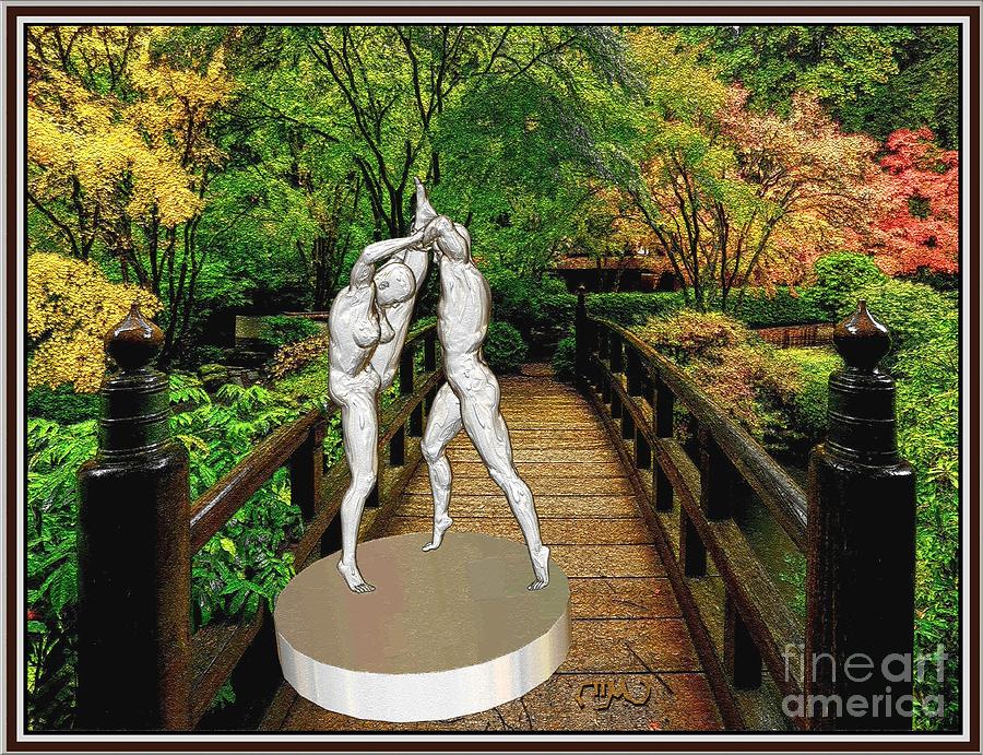Impressionism Digital Art - erotic acrobatics 5EA 2 by Pemaro