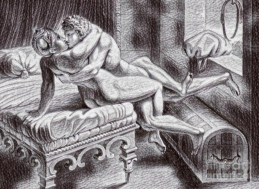 Erotic history drawing