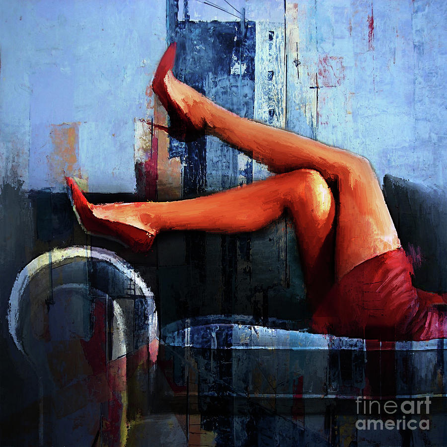 Erotic Legs Painting by Gull G