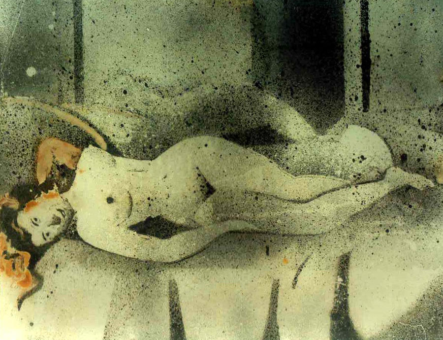 Erotic Mood Painting by Anand Swaroop Manchiraju