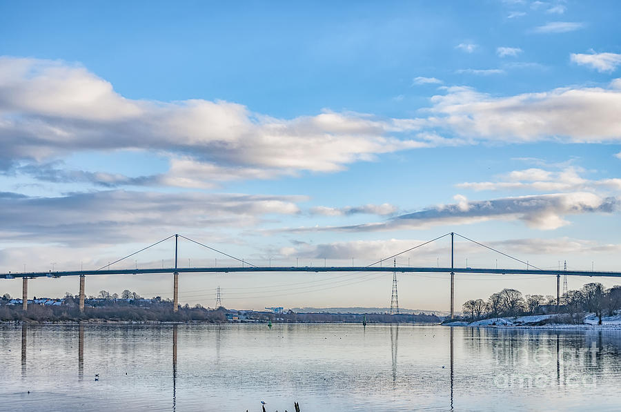 Crane Photograph - Erskine Bridge by Antony McAulay